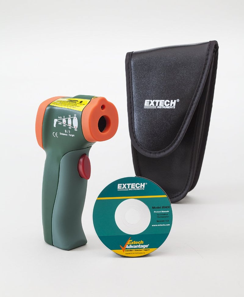 Extech IR400 Mini Infrared Thermometer with Laser Pointer - Green - Image 4