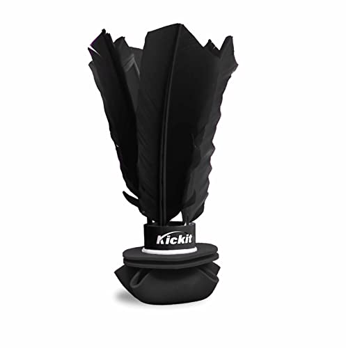 Kickit | The Original Birdie Soccer Trainer | Play Outdoors, Indoors or Backyard, Beach or Tailgate, All Ages Fun & Travel Friendly (Black) - Image 1