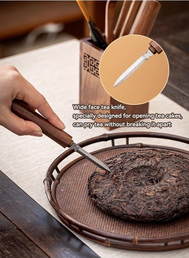 Morlife Black walnut tea ceremony tool 6PCS - Image 2