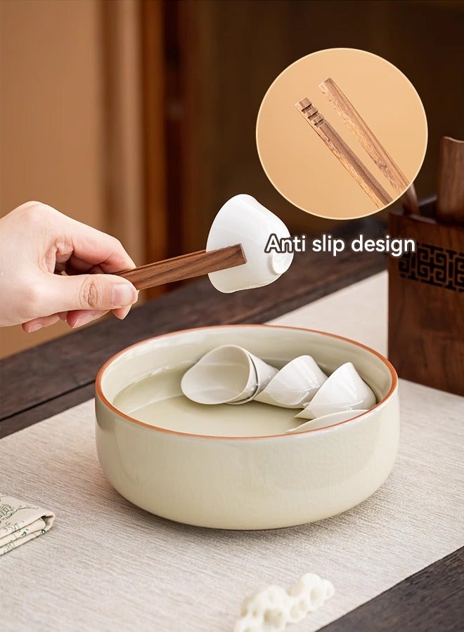Morlife Black walnut tea ceremony tool 6PCS - Image 4