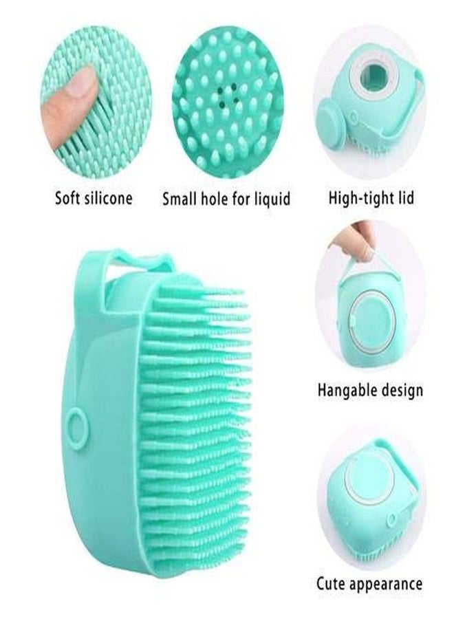 GadgetBite Body Wash Silicon Soft Scrubber Brush with Soap/Shampoo Dispenser for All Age Group-(Multicolor) - Pack of 1 - Image 4