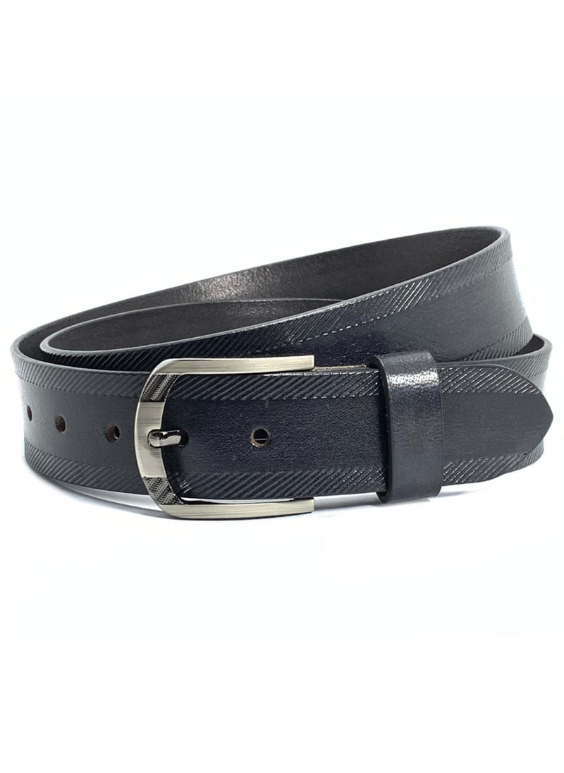 Classic Milano - Classic Milano Genuine Leather Belt Men - Semi-Casual Men's Belts & Party Wear Belt, Casual Outfits, Gifts - Black & Brown Men’s Leather Belt for Men - Image 1