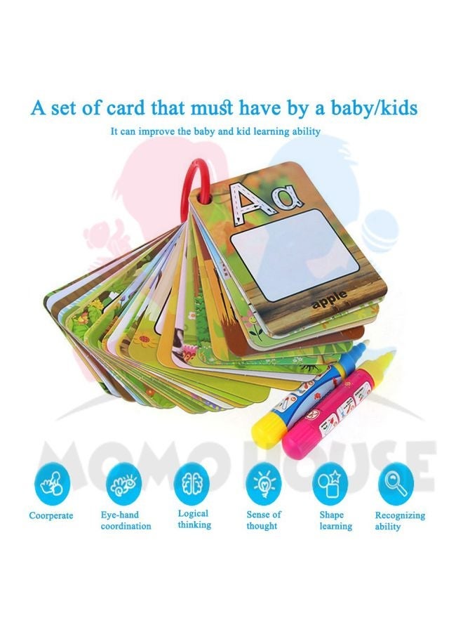 NIBEMINENT Magic Water Flash Card With Pen Set TXRVR2D8 - Image 2