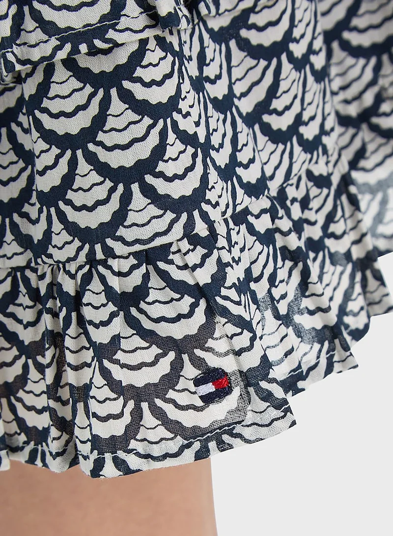 TOMMY HILFIGER Youth Printed Midi Skirt