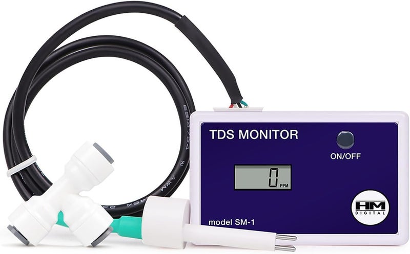 HM Digital Single in-Line SM-1 TDS Monitor 0-9990 ppm - Image 1