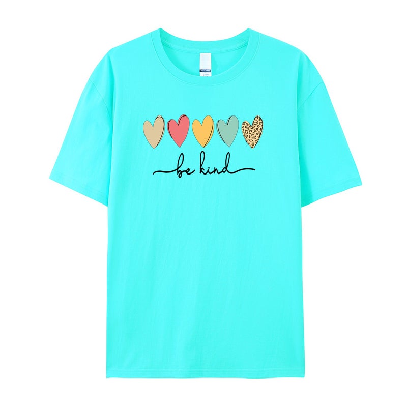 Cotton Code Be Kind Love Ladies Blessing T-Shirt Ladies Short Sleeve - Image 1