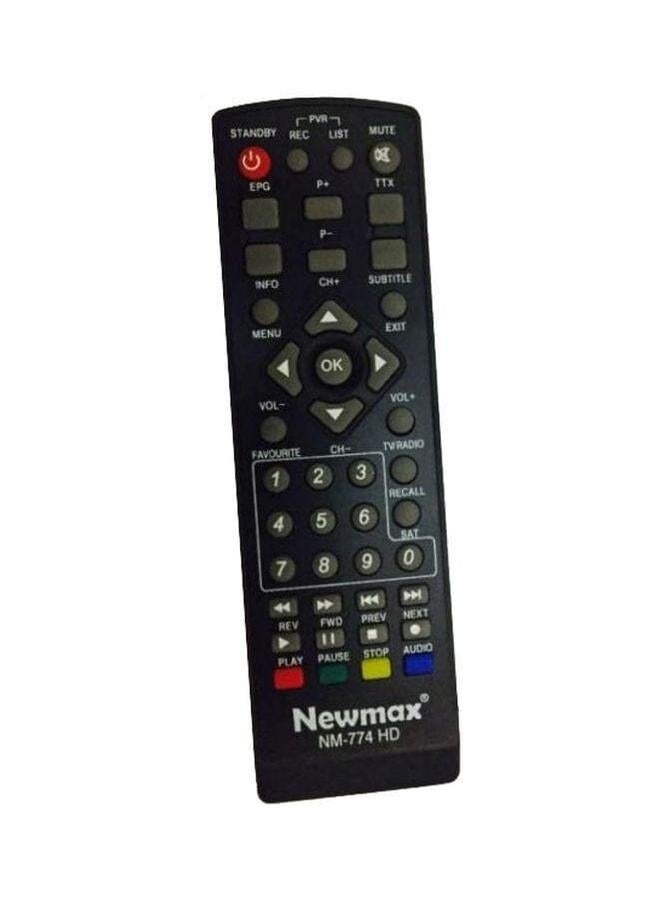 Newmax Satellite Receiver Remote Control Black Grey Red