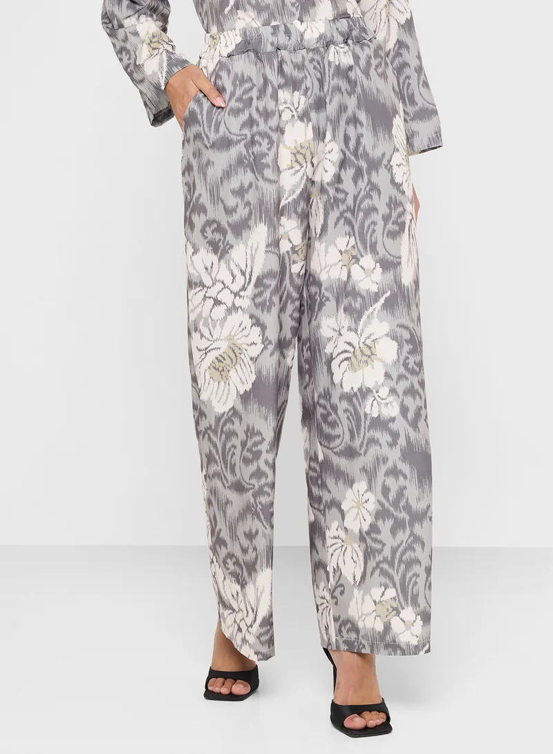 Khizana Floral Print Shirt & Pant Set