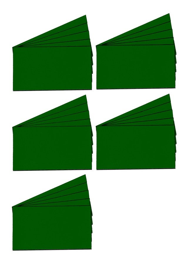 MV Magna Visual Magna Visual 1" x 3" Green Pre-Cut Write On Wipe Off Magnetic Strips 25 Pack - Image 1