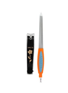 Ankita Combo Of Nail Cutter And Nail File By Chhavi Creation (Nc5+Nf2) (Multicolor) 