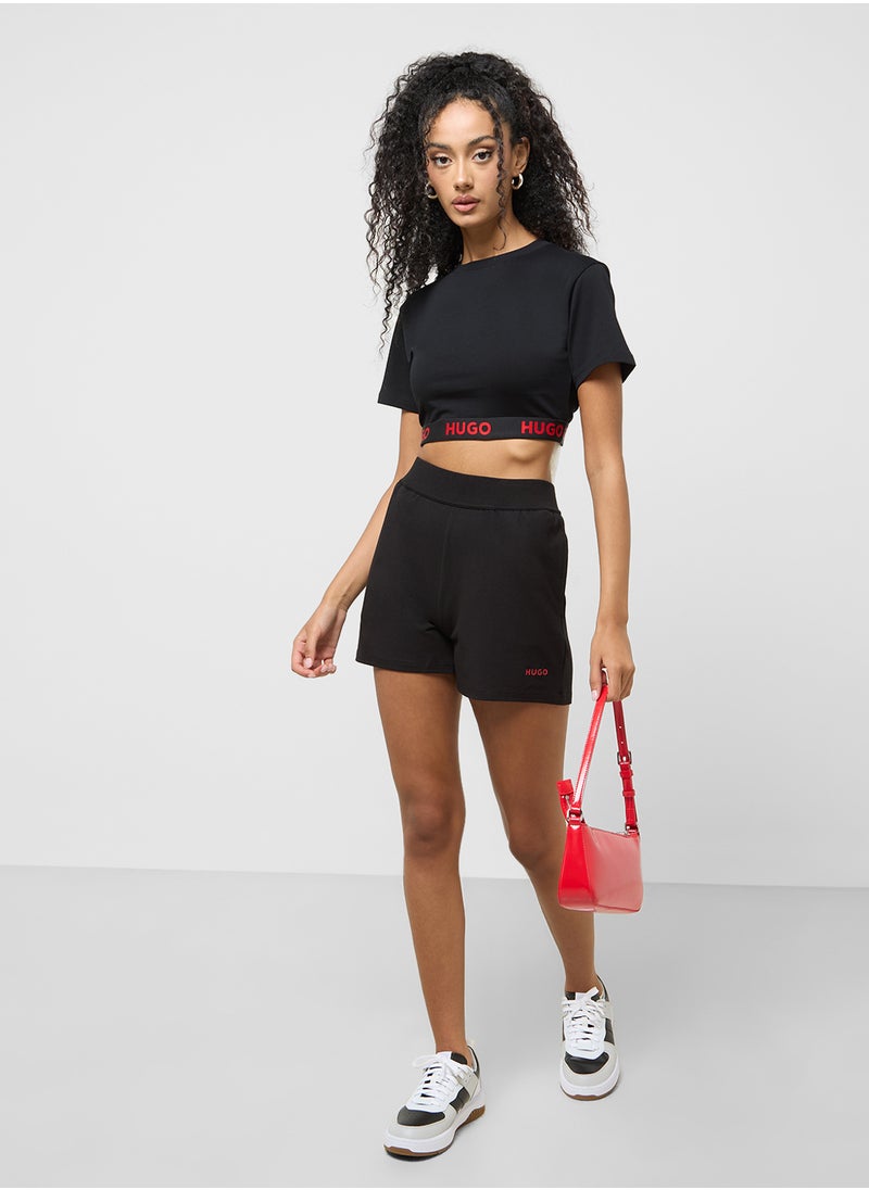 HUGO High Waist Shorts  - Image 4