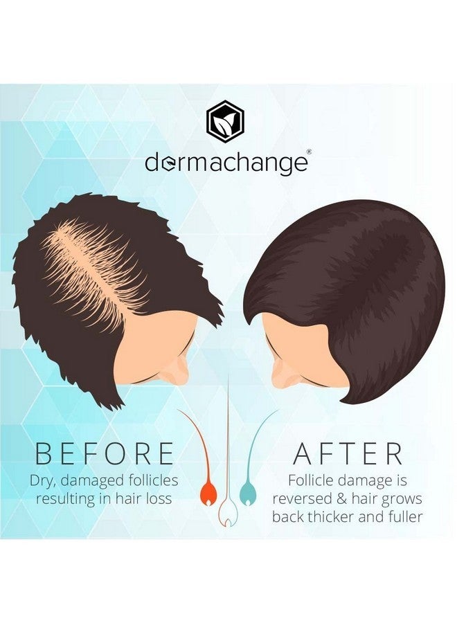 dermachange Hair Growth Shampoo for Thinning Hair and Hair Loss - Volumizing and Thickening Sulfate-Free Formula for Men and Women - Enhances Shine and Body for Color-Treated Hair with Aloe Vera (8oz) - Image 5