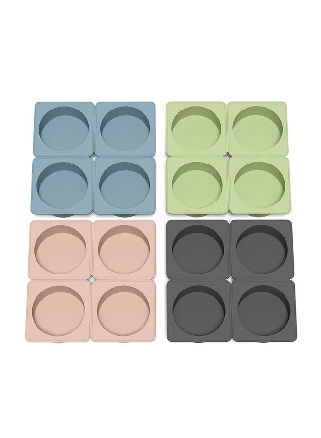 Blue 4 In 1 Round Layered Cake Pan Set Non Stick Microwave Oven Safe - Image 1