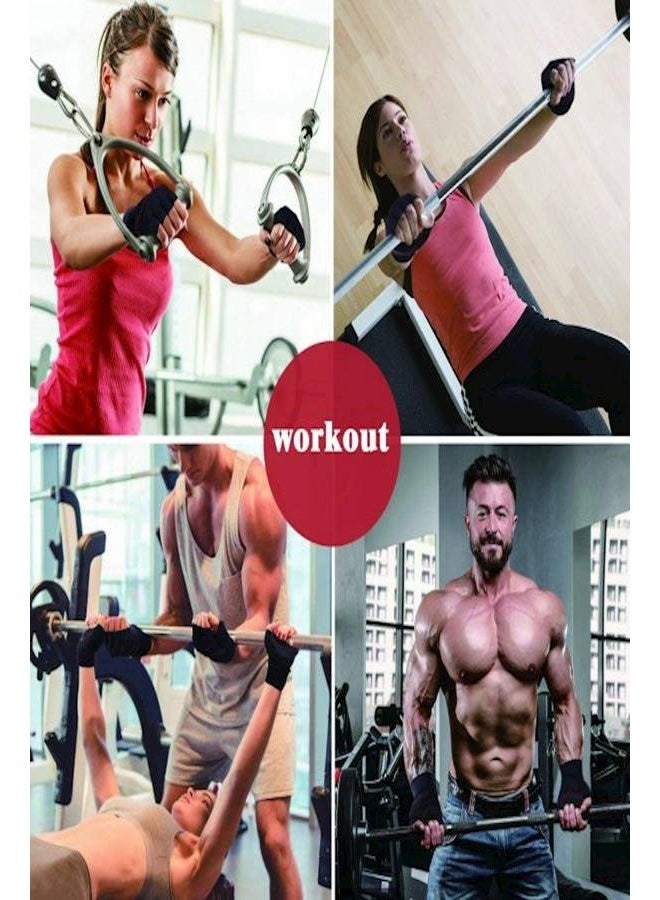 COYO Anti-Slip Adjustable Velcro Strap Weightlifting Gloves L L - Image 4