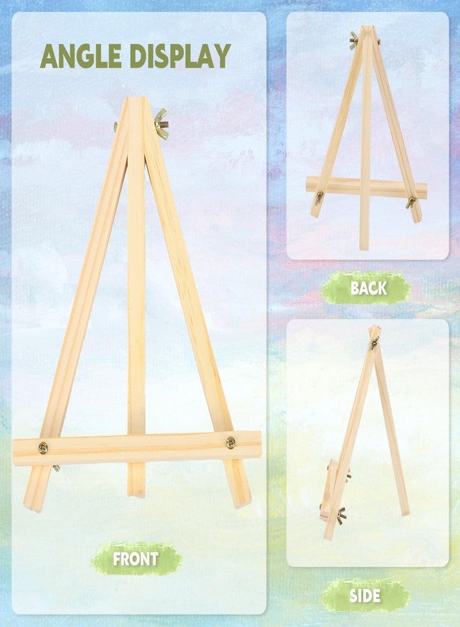 WSICSE 16 Pack 9 Inch Easel for Painting, Wooden Easel Stand for Sign Table Top Small Art Easel for Artists and Students - Image 5