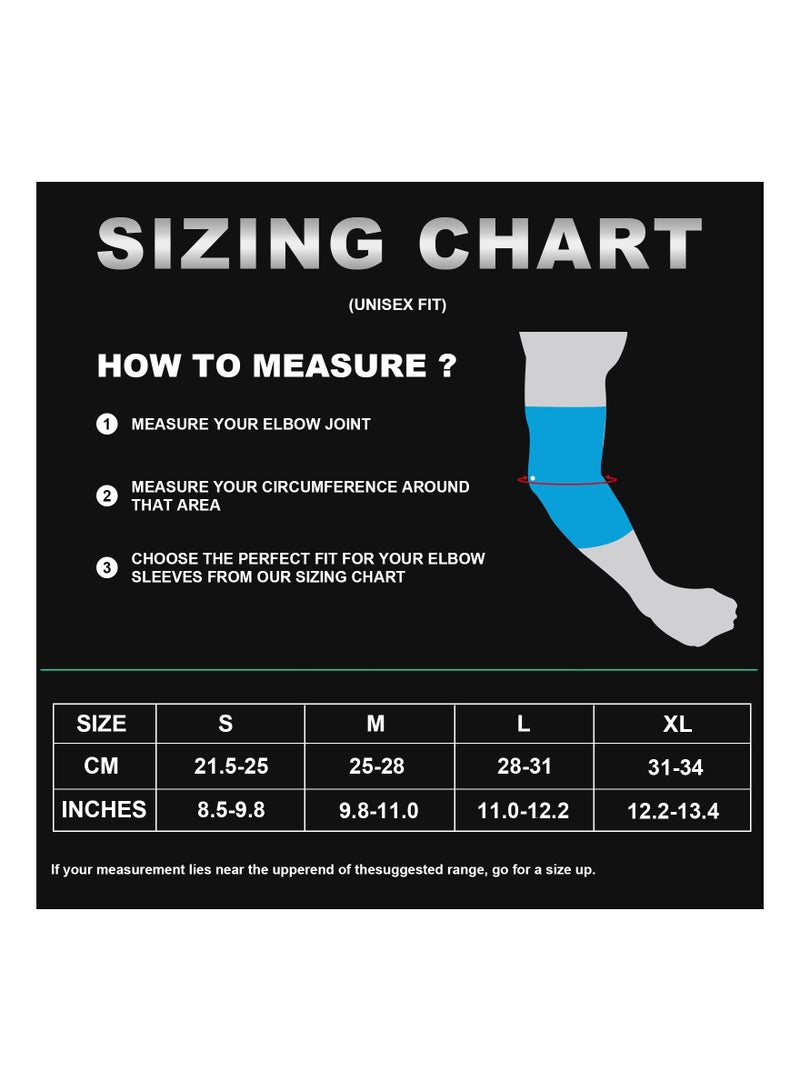 Zikra Elbow Compression Sleeve for Men & Women - Tennis Elbow Brace for Tendonitis Relief, Weightlifting, Arthritis, and Workouts - Reduces Joint Pain (Large, Blue) - Image 2