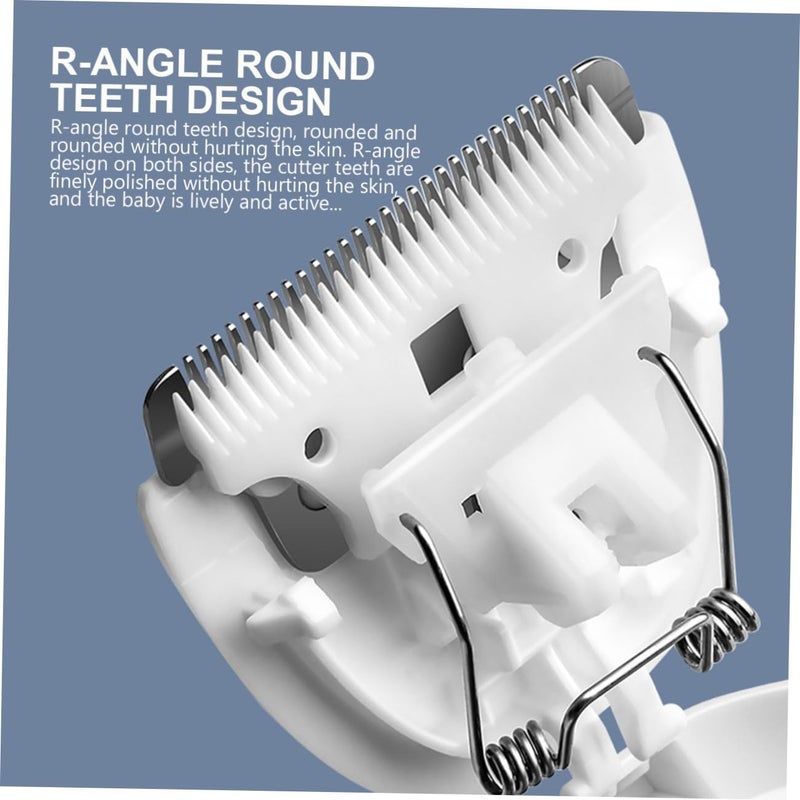 Healeved Rechargeable Silent Hair Clipper with Head Design Noise Reducing Hair Cutting Tool for Safe Lanugo Trimmer Kit for Sensitive Skin Resistant Cutter - Image 5