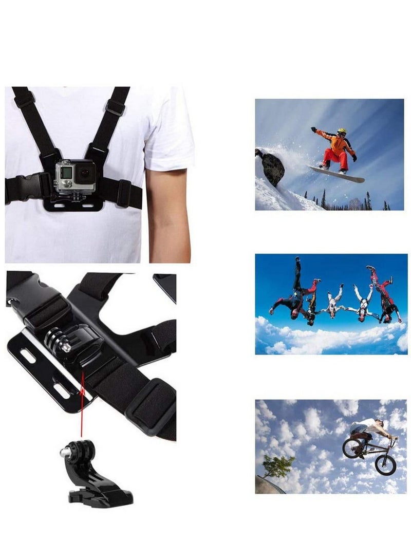 Universal Chest Harness and Head Strap Kit for POV and VLOG Videos Compatible with iPhone Samsung GoPro Hero 5 to 9 Action Cameras and Cell Phones Ideal for Video Shooting Accessories - Image 5