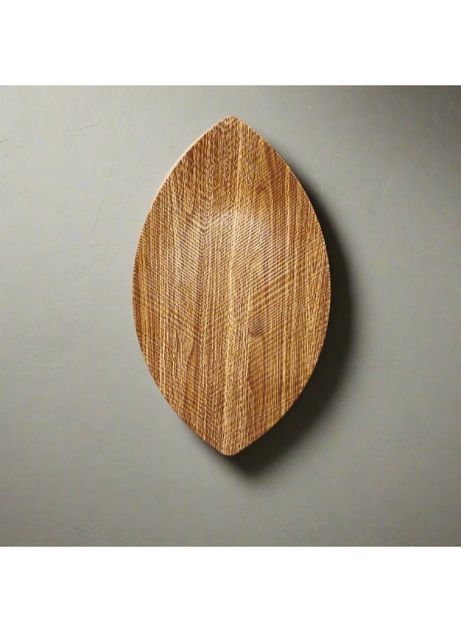 SIDDIQ 36-206 Wooden Leaf Shape Serving Board 