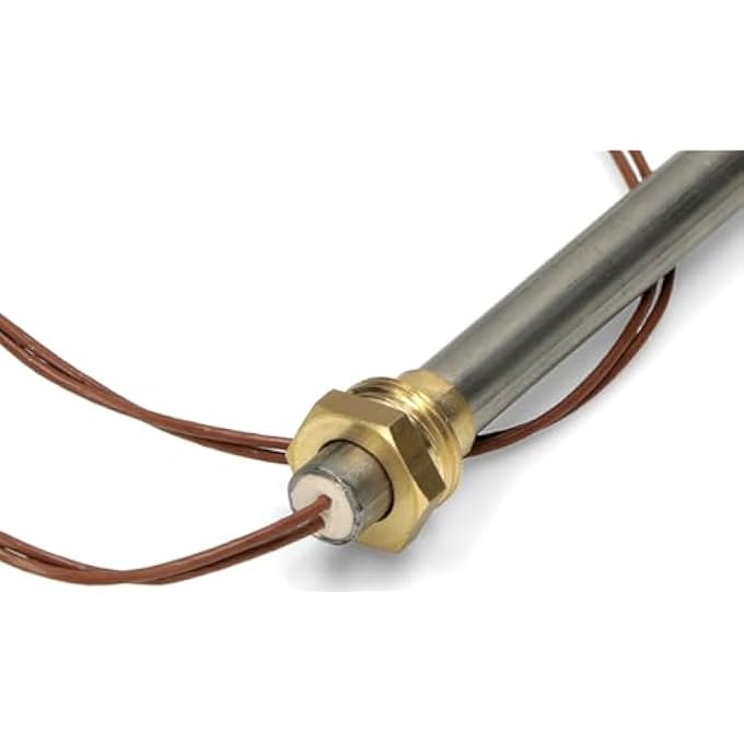 SPARK PLUG FOR PELLET STOVE, 270W, 130MM X 9.9MM, WITH CABLES 500MM - Image 2