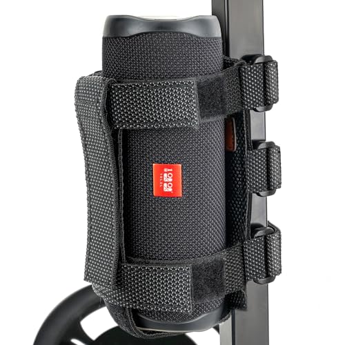 10L0L Golf Cart Speaker Mount Adjustable Strap Bluetooth Wireless Speaker Holder for Yamaha EZGO Club Car Carts and Bike ATV AntiSlip Secure Rail Mount - Image 1