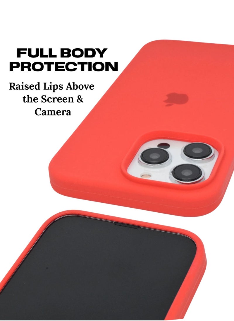BORTONY - iPhone 14 Pro Case Liquid Silicone Anti Scratch Anti Fingerprint Soft Silky Touch Shockproof Protective Cover for Apple iPhone 14 Pro - Image 1