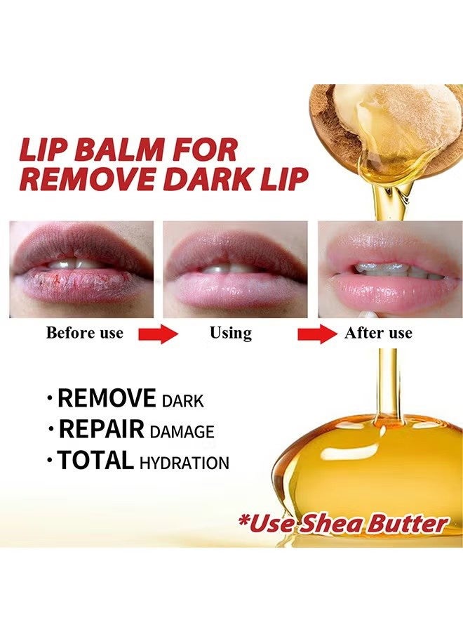 SAUVASINE Lip Balm For Dark Lip, Magic Lip Lighten Scrub, Dark Black Pigmentation Fade, Dull Pink Lip Balm, Brighten Anti-Crack Moisturizing Exfoliation - Image 3