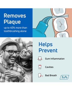 Tepe TEPE Interdental Brush Original, Soft Dental Brush for Teeth Cleaning, Pack of 20, 0.8 mm, Large Gaps, Green, Size 5  - Image 4