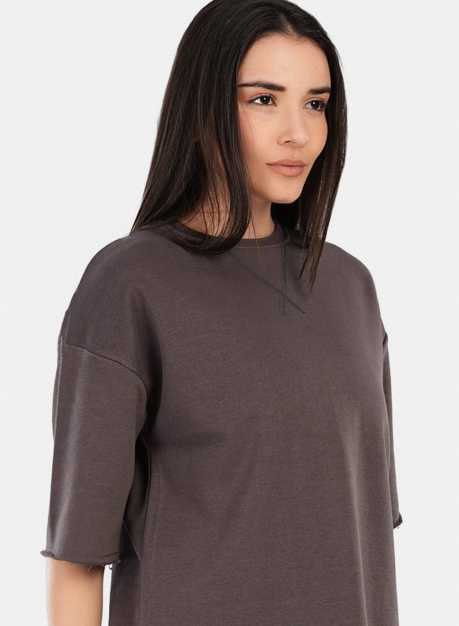 Carina Ribbed Crew Neck T-Shirt - Image 4