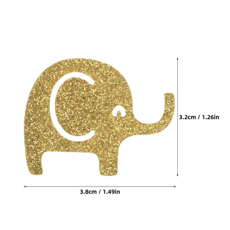 Cute Elephant Confetti For Baby Showers Birthday Parties Holiday Table Decorations - Image 3