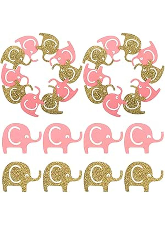 Cute Elephant Confetti For Baby Showers Birthday Parties Holiday Table Decorations - Image 1