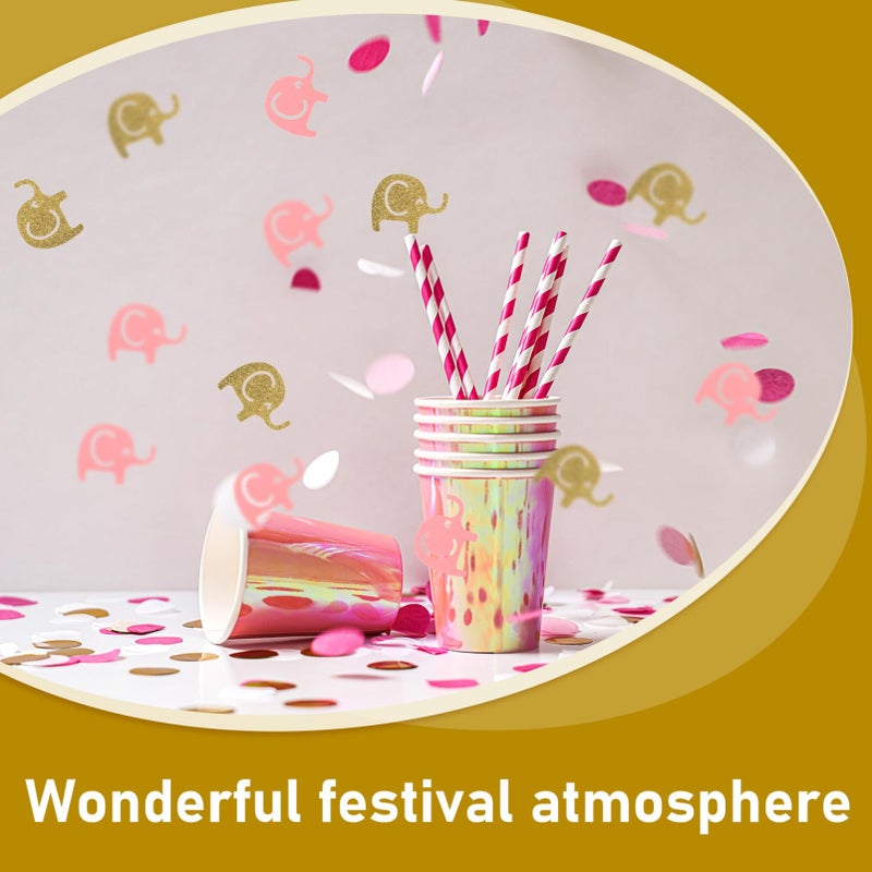 Cute Elephant Confetti For Baby Showers Birthday Parties Holiday Table Decorations - Image 4