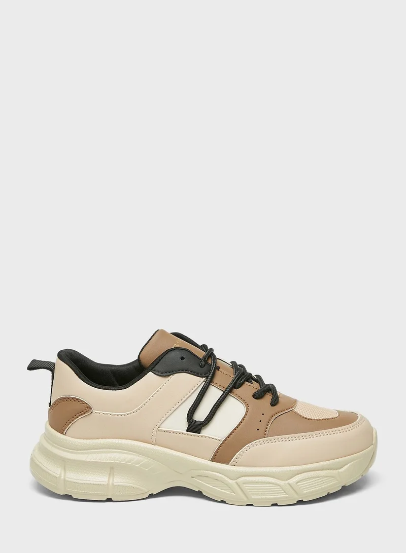 shoexpress Lace Up Low Top Sneakers
