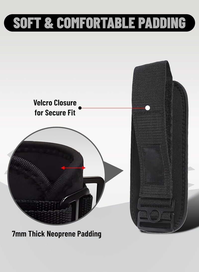 ENDLESS  Premium Adjustable Ankle Strap – Metal & Neoprene Double-Stitched Gym Ankle Cuff for Cable Machines, Kickbacks & Glute Exercises - Image 4