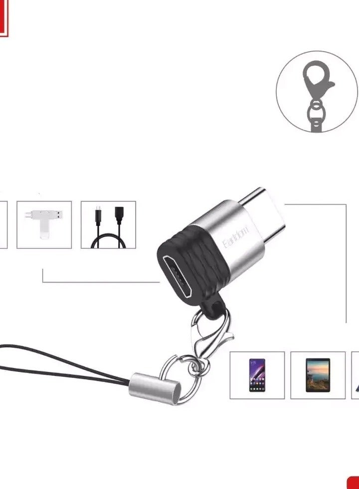 ELTRAZONE Micro USB to USB-C OTG Adapter (ET-TC13) – USB On-The-Go Converter for Smartphones, Tablets, and More - Image 5