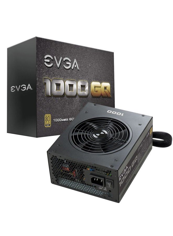 EVGA 210-GQ-1000-V1,1000 GQ, 80+ GOLD 1000W, Semi Modular, EVGA ECO Mode, 5 Year Warranty, Power Supply,Black - Image 1