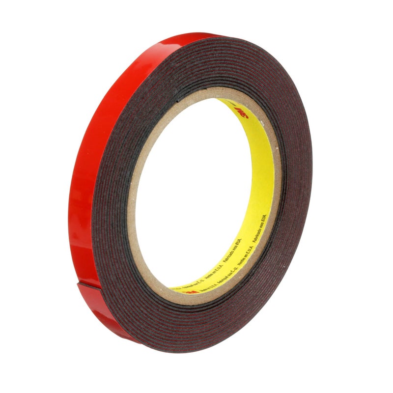 3M 3M - Foam Tape-Acrylic Gray 1/2 X 5Yds 1.2Mm 12/Case (6384) 