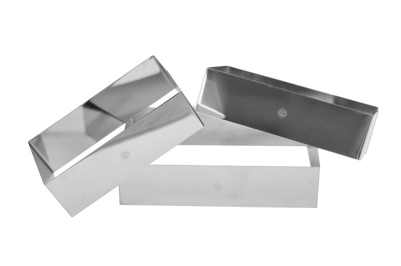 NEWLINE NY NewlineNY Stainless Steel Cake Mousse Ring Molding Forming (Rectangular Cake Pastry Rings)  - Image 1