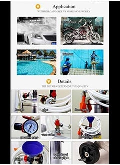 ABBASALI Car Wash Pneumatic Foaming Cleaner Stainless Steel Foam Machine foam clean machine  - Image 2