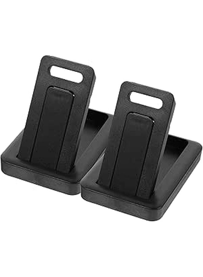 Vertical Laptop Stand Holder 2 Pcs Portable Ergonomic Design for Stability - Image 1