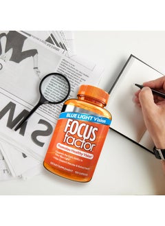 Focus Factor Focus Factor Blue Light Formula (150 Count) - Eye Vitamins with Blue Light Filtration Support - Lutein and Zeaxanthin Supplement with Vitamin C, Vitamin E, Lutemax 2020® - Promote Eye Health  - Image 3