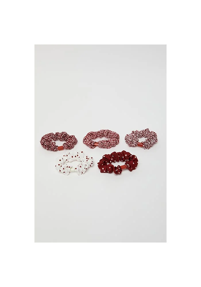 أر أند بي 5 Pack Printed Scrunchies