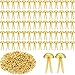 ADULLPONY 600Pcs Gold Brads Paper Fasteners 8x175mm Mini Brads Split Pins Round Head Brass Fasteners for Paper Crafts Supplies - Image 2