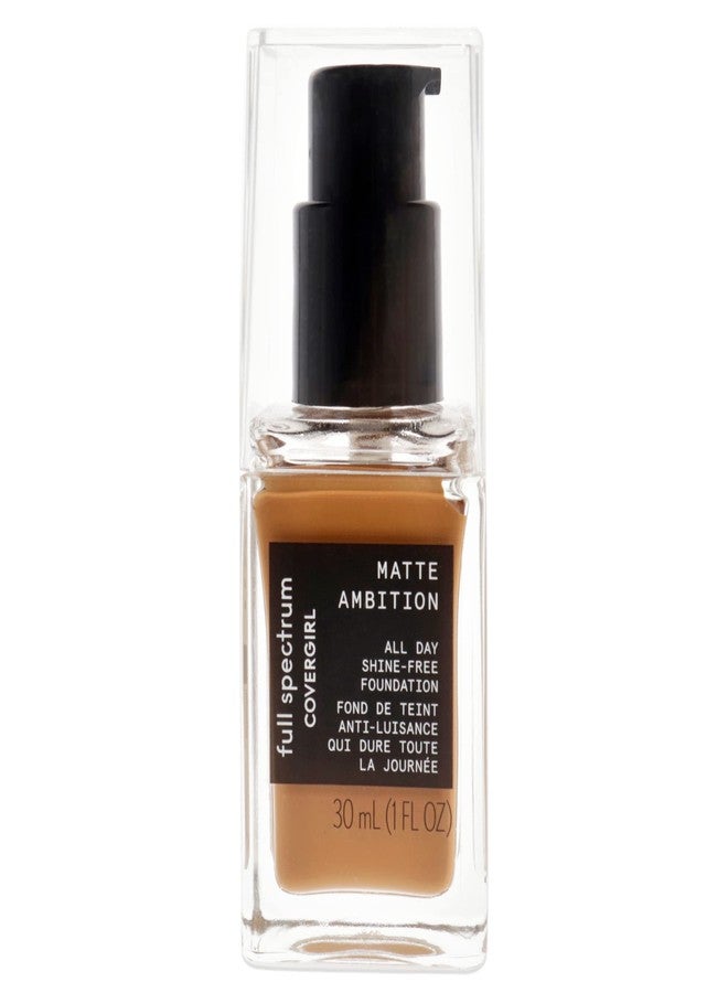 COVERGIRL Matte Ambition, All Day Foundation, Deep Golden 1, 1.01 Ounce - Image 1
