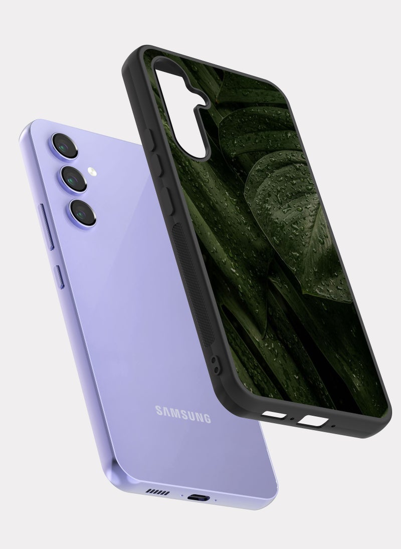 بكسلات كفر سامسونج جالكسي ايه 54 ورقة شجرة اخضر - Image 2