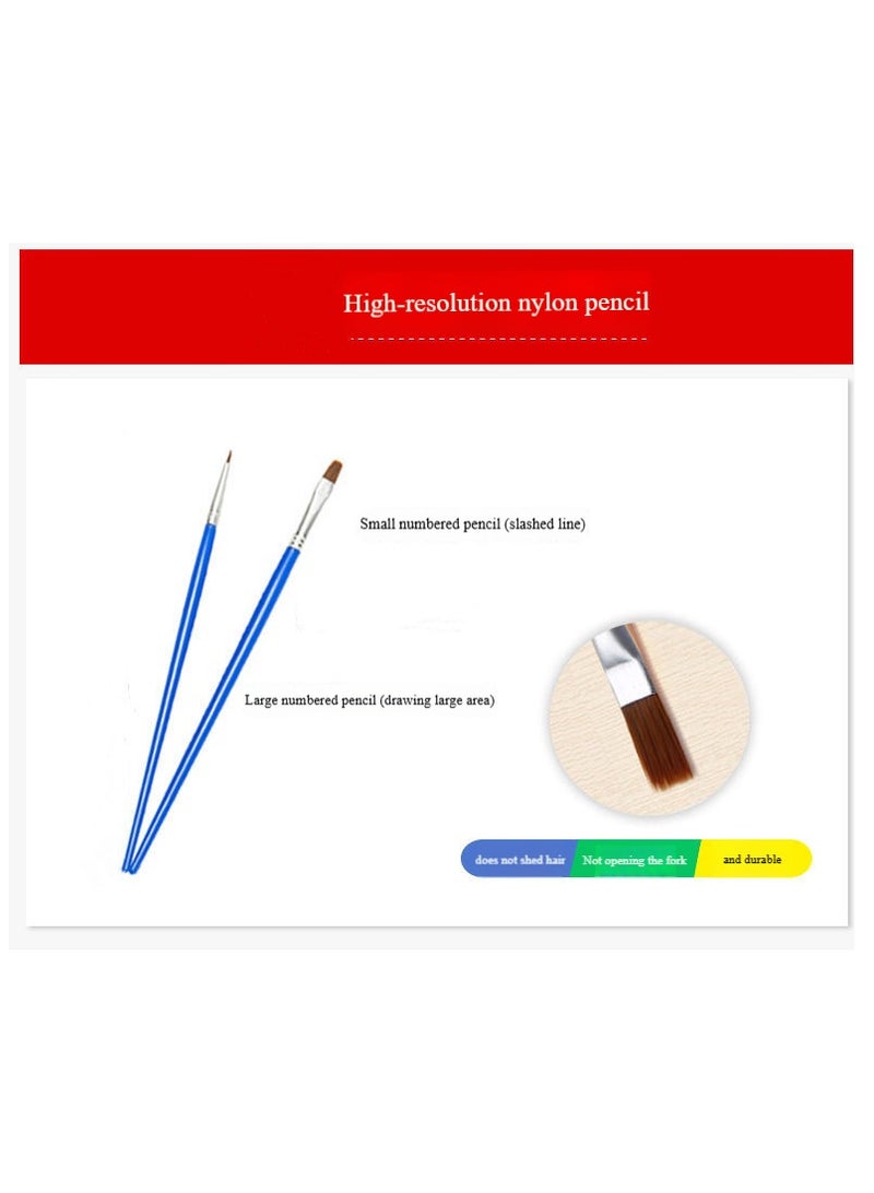 آنا تزيين لوحات زيتية يدوية الصنع مع ملء ألوان مخصصة - Image 5