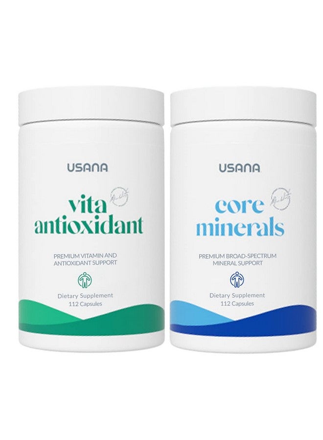 USANA CellSentials - Core Minerals and Vita Antioxidant with InCelligence Technology to Support Total Body Health* - 112 Tablets Per Bottle - 28 Day Supply