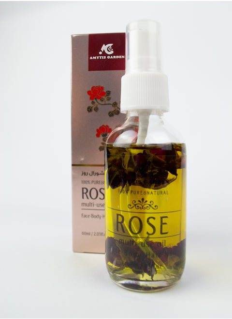 Multi-Use Essential Oil With Rose - 60 ml