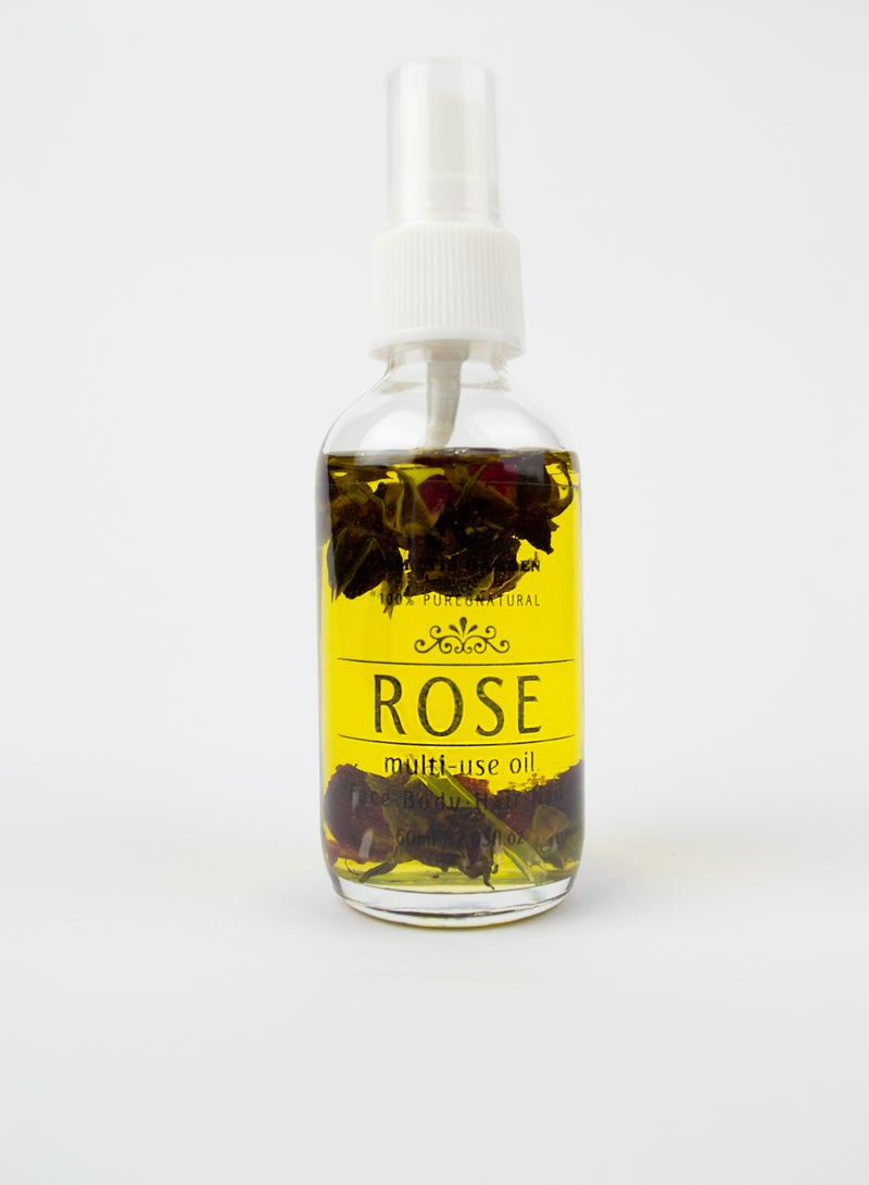 Multi-Use Essential Oil With Rose - 60 ml