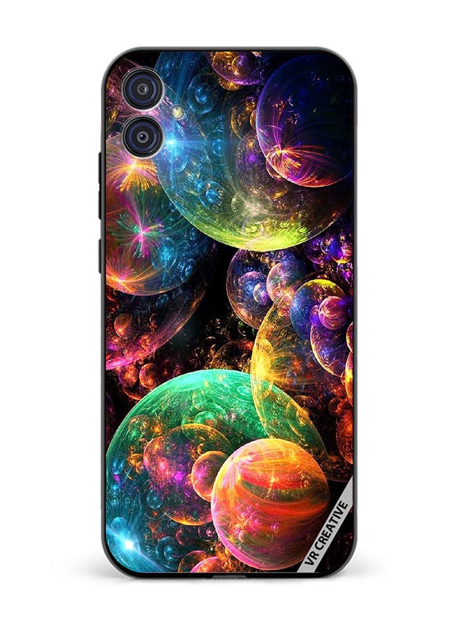 VR CREATIVE Protective Case Cover For Samsung Galaxy M04/F04 Galaxy Design Multicolour - Image 1